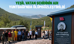 Yeşil vatan şehidinin adı Yuntdağı'nda ölümsüzleştirildi
