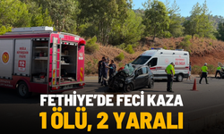 Fethiye'deki kazada bir kişi hayatını kaybetti