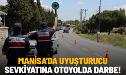 Manisa'da uyuşturucu sevkiyatına otoyolda darbe!