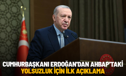 Cumhurbaşkanı Erdoğan'dan Ahbap'taki yolsuzluk için ilk açıklama