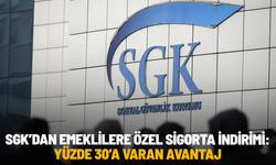 SGK’dan emeklilere özel sigorta indirimi: Yüzde 30’a varan avantaj