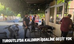Turgutlu'da kaldırım işgaline geçit yok