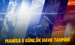Manisa 5 günlük hava tahmini
