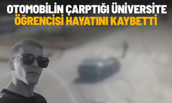 Otomobilin çarptığı üniversite öğrencisi hayatını kaybetti