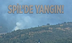 Manisa’da Spil Dağı Eteklerinde Orman Yangını