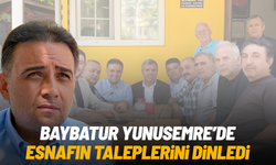 Baybatur Yunusemre’de esnafın taleplerini dinledi