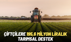 Çiftçilere 195,6 milyon liralık tarımsal destek