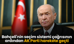 Bahçeli'nin seçim sistemi çağrısının ardından AK Parti harekete geçti