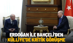 Erdoğan ile Bahçeli'den Külliye'de kritik görüşme