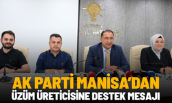 AK Parti Manisa’dan üzüm üreticisine destek mesajı
