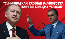 AK Parti Sözcüsü Çelik: Cumhurbaşkanı Erdoğan 14 Ağustos'ta tarihi bir konuşma yapacak