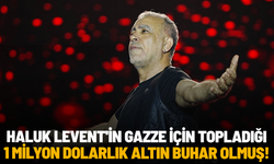 Haluk Levent'in Gazze için topladığı 1 milyon dolarlık altın buhar olmuş