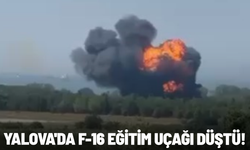 Yalova'da F-16 eğitim uçağı düştü! MSB'den ilk açıklama