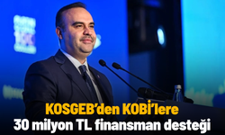 KOSGEB’den KOBİ’lere 30 milyon TL finansman desteği