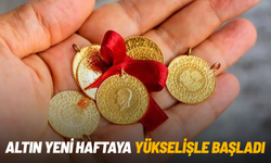 Altın fiyatları yeni haftaya yükselişle başladı
