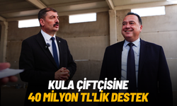Kula çiftçisine 40 milyon TL'lik destek