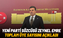 Yeni Parti Sözcüsü Emre, toplam üye sayısını açıkladı