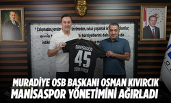 Manisaspor Yönetiminden Muradiye OSB Başkanı Osman Kıvırcık'a Ziyaret