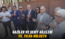 Gaziler ve şehit aileleri 111. yılda buluştu