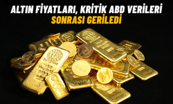 Altın fiyatları, kritik ABD verileri sonrası geriledi