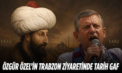 Özgür Özel’in Trabzon ziyaretinde tarih gafı gündem oldu