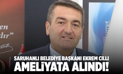 Saruhanlı Belediye Başkanı Ekrem Cıllı üzüm serme makinesinde yaralandı