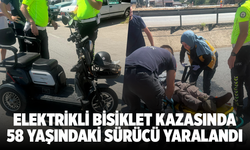 Kula'da elektrikli bisiklet kazası: 58 yaşındaki sürücü yaralandı