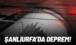 AFAD duyurdu: Şanlıurfa merkezli deprem!