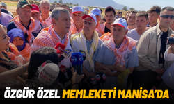 Özgür Özel memleketi Manisa'ya geldi