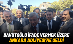SON DAKİKA... Davutoğlu ifade vermek üzere Ankara Adliyesi’ne geldi