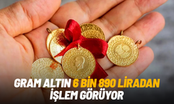 Gram altın 6 bin 890 liradan işlem görüyor