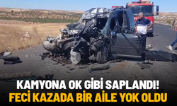 Kamyona arkadan çarpan hafif ticari araç hurdaya döndü: Aynı aileden 4 kişi öldü