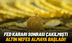 FED kararı sonrası çakılmıştı: Altın nefes almaya başladı