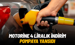 Motorine 4,09 lira indirim geldi