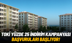 TOKİ yüzde 25 indirim kampanyası başvuruları başlıyor