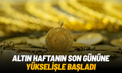 Altın haftanın son gününe yükselişle başladı