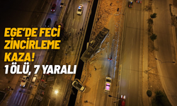 Afyonkarahisar'da tır ile otomobiller çarpıştı: 1 ölü, 7 yaralı