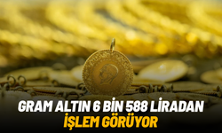 Gram altın 6 bin 588 liradan işlem görüyor
