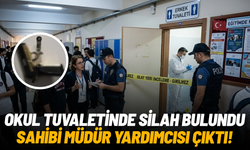 Okul tuvaletinde tabanca bulundu: Sahibi müdür yardımcısı çıktı