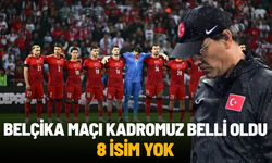 Türkiye’nin Belçika maçı kadrosu açıklandı