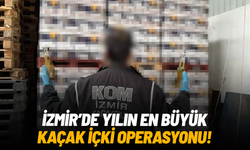 İzmir'de yılın en büyük kaçak içki operasyonu: 3 milyon 800 bin liralık kaçak içki ele geçirildi