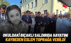 Okulda bıçaklı saldırıda hayatını kaybeden Eslem Sare toprağa verildi