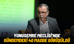 Yunusemre Meclisi'nde gündemdeki 40 madde görüşüldü
