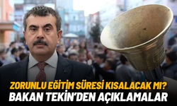 Zorunlu eğitim süresi kısalacak mı? Bakan Tekin'den açıklamalar