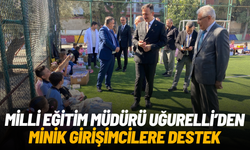 Manisa İl Milli Eğitim Müdürü Uğurelli’den minik girişimcilere destek