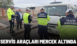 Öğrencilerin güvenli ulaşımı için servis araçları mercek altına alındı