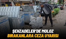 Şehzadeler’de moloz bırakanlara ceza uyarısı