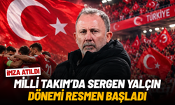 A Milli Futbol Takımı'nda Sergen Yalçın dönemi resmen başladı