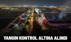 Manisa'daki fabrika yangını kontrol altına alındı