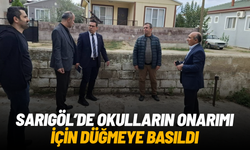 Sarıgöl’de okulların onarımı için düğmeye basıldı